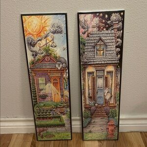 Colorful Home Wall Decor Panels 21"x6"